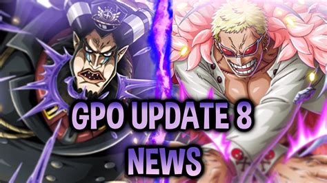 [GPO] NEW GPO Update 8 Information + Sneaks (DRESSROSA CONFIRMED!) - YouTube