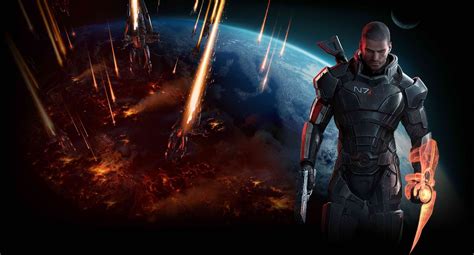 Download Commander Shepard Mass Effect Video Game Mass Effect 3 Wallpaper