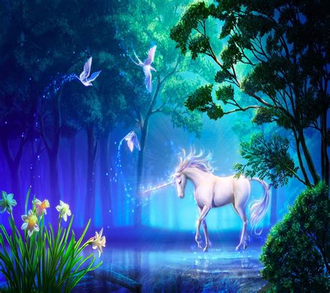 1920x1080px, 1080P free download | Unicorn, land, magic, nature, HD ...