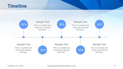 Timeline Origami Google Slides Template - Free Google Slides Templates