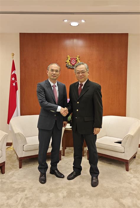 Ambassador Cao Zhongming Calls on Singaporean Deputy Prime Minister and ...