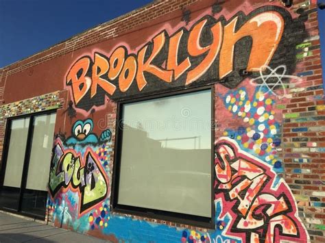 Brooklyn graffiti in New York. Graffiti on storefront #Sponsored , #ad, #sponsored, #graffiti, # ...