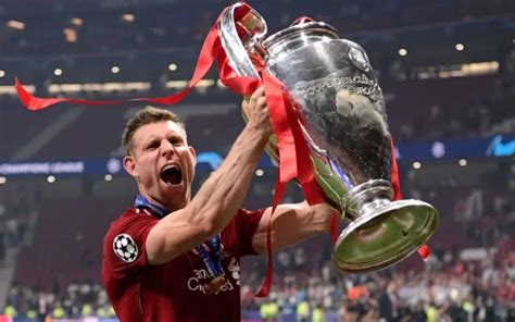 James Milner Champions League trophy Liverpool fan