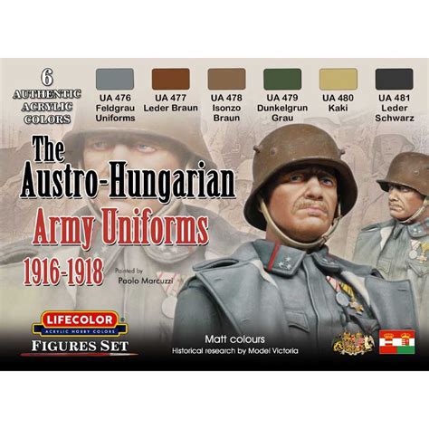 LifeColor LC-CS59 Austro-Hungarian Army Uniforms 1916-1918 Set CS59