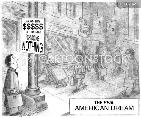 American Dream Cartoons and Comics - funny pictures from CartoonStock