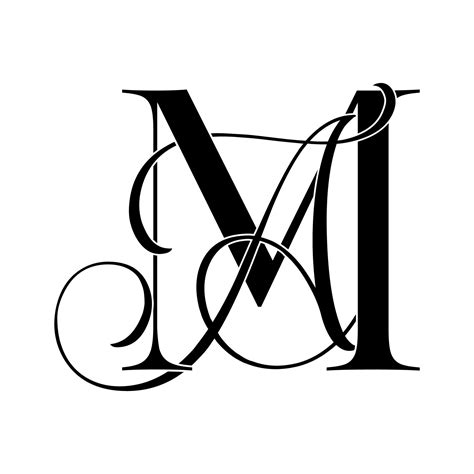 ma, am, monogram logo. Calligraphic signature icon. Wedding Logo Monogram. modern monogram ...