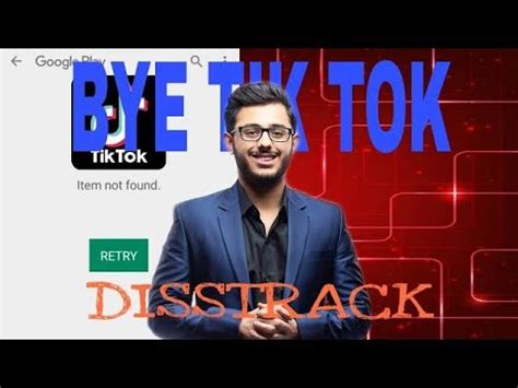 Bye TikTok | Carryminati diss track #tiktokban - YouTube