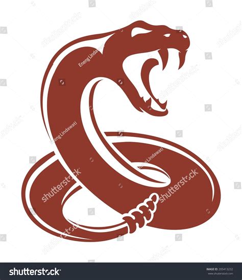 Rattler Snake Stock Vector (Royalty Free) 205413232 | Shutterstock