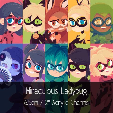 Miraculous Ladybug Charms on Storenvy