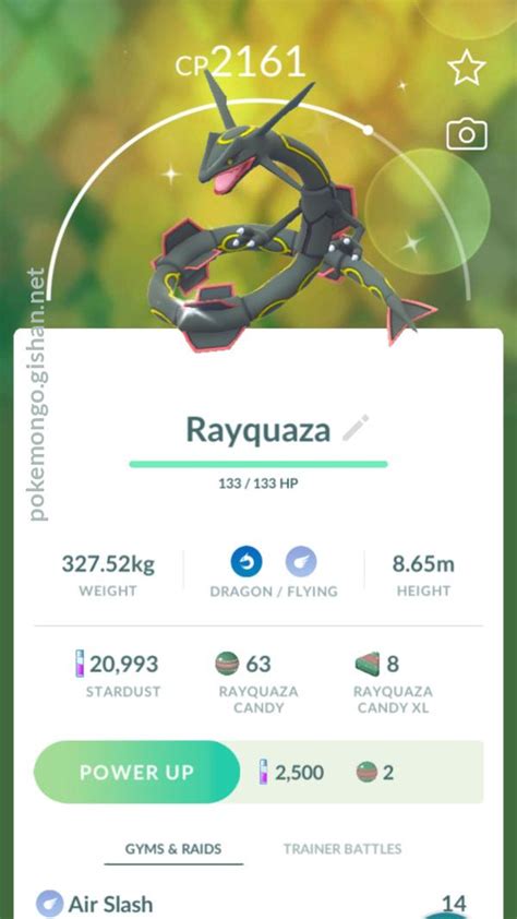 Shiny Rayquaza - Pokemon Go