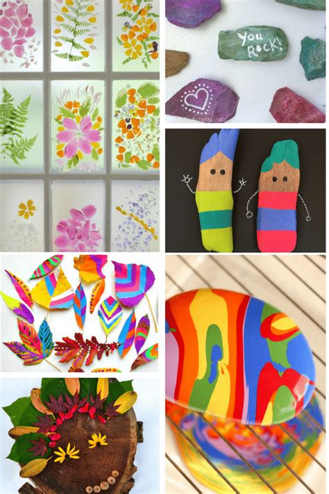 Bold Beautiful Nature Art Ideas for Kids - Arty Crafty Kids