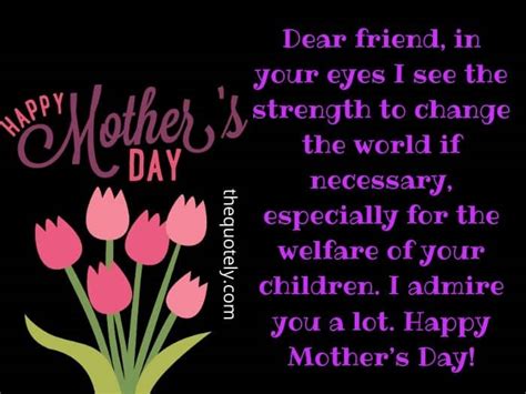 Best Happy Mothers Day Messages to Friends | The Quotely