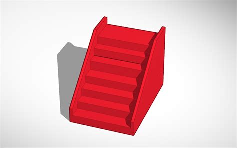 3D design stairs - Tinkercad