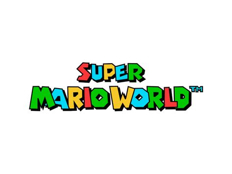 Super Mario World Logo PNG Transparent & SVG Vector - Freebie Supply