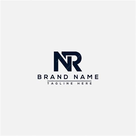 Premium Vector | NR Logo Design Template Vector Graphic Branding Element