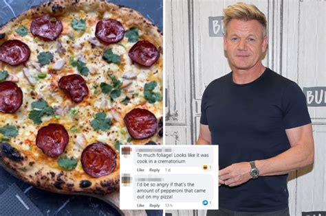 Gordon Ramsay mocked for £16 ‘burnt’ pizza that was ‘cooked in ...