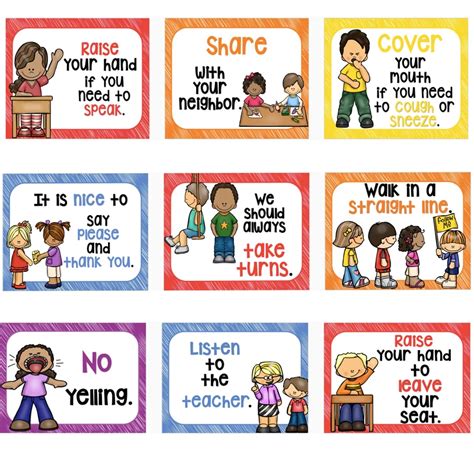 Classroom Rules Chart For Kindergarten | Images and Photos finder