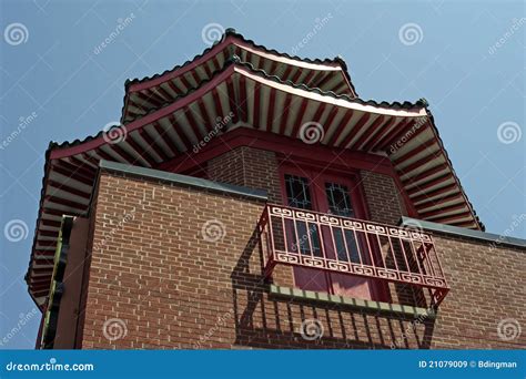 Chicago Chinatown Architecture Stock Image - Image of photograph, chicago: 21079009