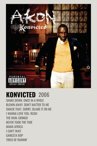 Akon Konvicted Album Cover