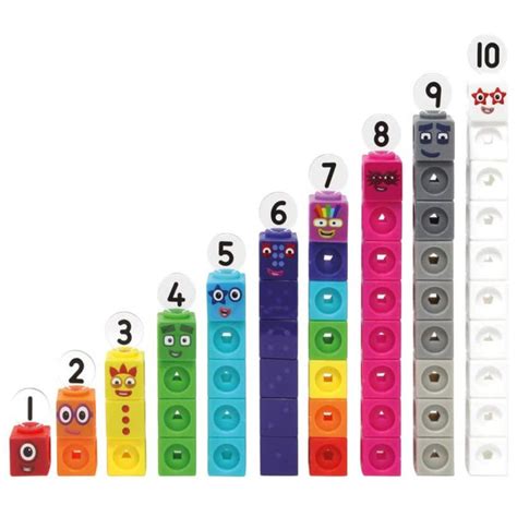 MathLink Cubes NumberBlocks 1-10 Activity Set - Fun Learning