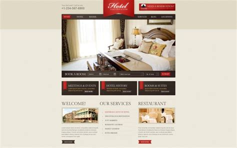 Free Luxury Hotel WordPress Template - TemplateMonster