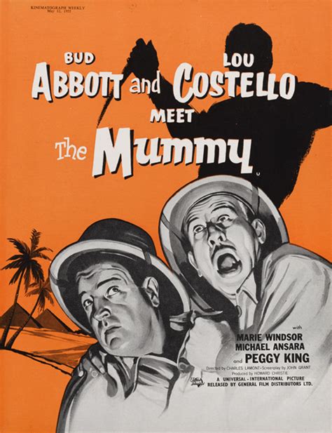 Abbott and Costello Meet the Mummy – The Reel Poster Gallery