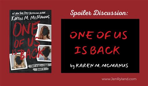 Series Spoiler Review for One of Us Is Lying - Jen Ryland Reviews