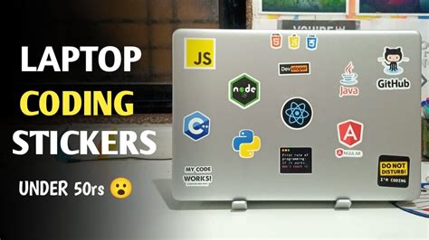 Laptop Coding Stickers / coding stickers / laptop stickers / programming stickers #coding - YouTube