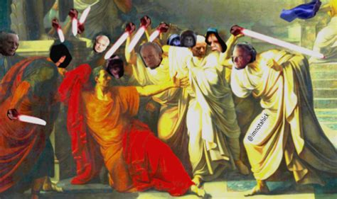 Assassination of Julius Caesar by the Senate, circa 44BBY (colorized) : r/PrequelMemes