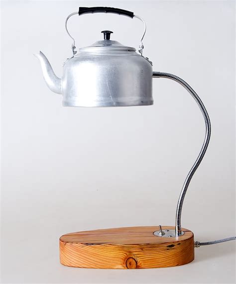 Kettle Table Lamp | A table lamp made of reclaimed wood, an … | Flickr