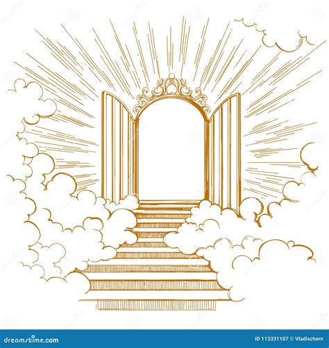 Sketch Gates Heaven Stock Illustrations – 12 Sketch Gates Heaven Stock ...