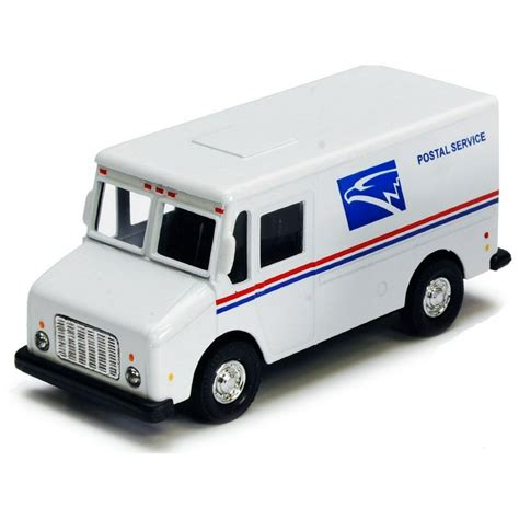 Diecast USPS Mail Toy Truck with Pullback Action - Walmart.com - Walmart.com