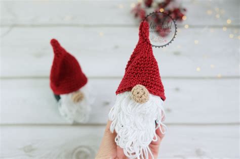 How to crochet a gnome- free video tutorial for a crochet gnome