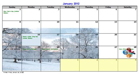 Using and Editing the My Outlook Calendar Template