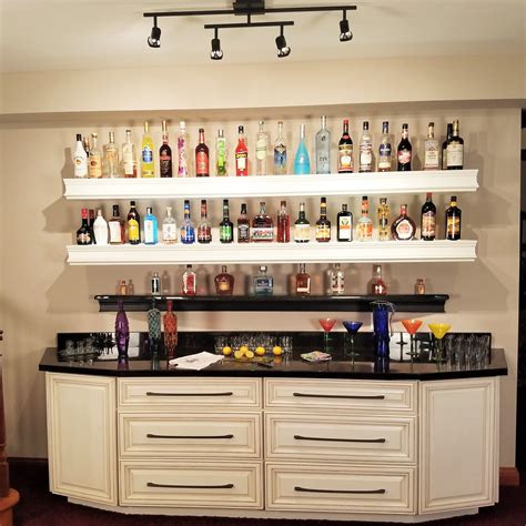 BASEMENT BAR IDEAS: LIQUOR BOTTLE STORAGE - Renee Romeo