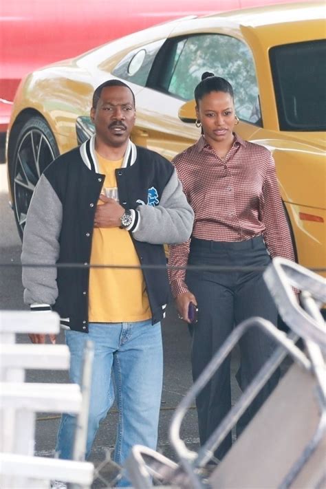 Taylour Paige and Eddie Murphy - "Beverly Hills Cop 4" Filming in Los ...