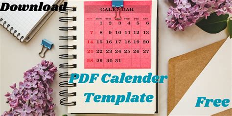 Best PDF Calendar Template Free Download - Template Care