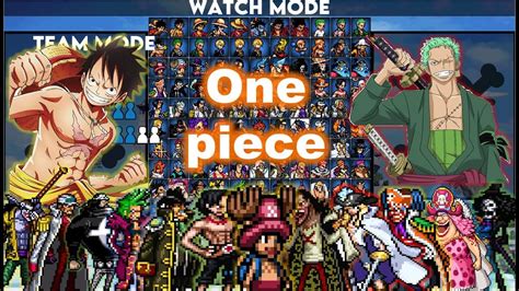 GAME ONE PIECE MUGEN V10 (SIZE 3.3GB) | FULL CHARACTER OF PC - YouTube