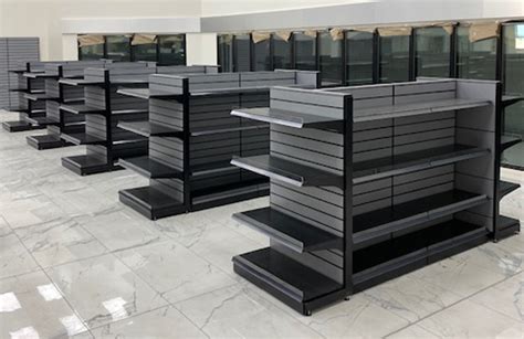 Gondola Shelving Systems & Black Gondola Shelving for C-Stores