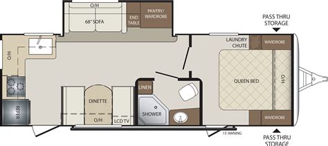 Keystone Bullet Travel Trailer Floor Plans - floorplans.click