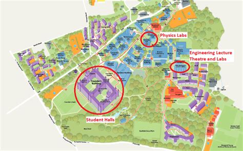 Royal Holloway Accommodation Map - Chrysa Bobinette