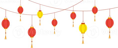 Chinese New Year Hanging Lanterns 15098462 PNG