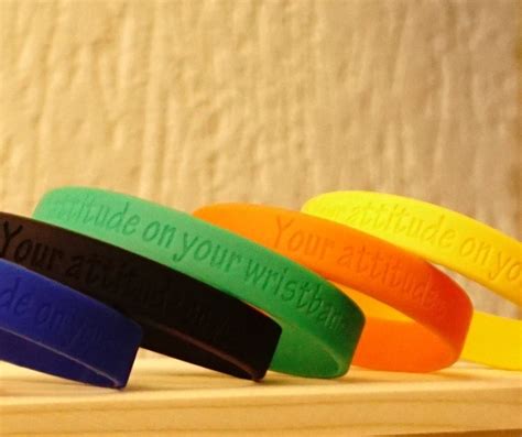 1 Personalized rubber wristband rubber bracelet with custom