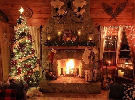 Pin by Mary Mills on CHRISTMAS | Christmas fireplace, My ideal home, Cozy christmas