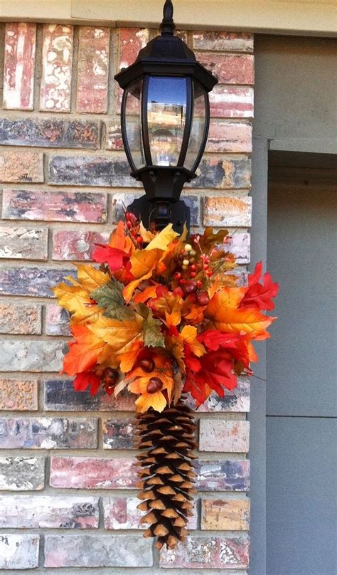 17 best lamp post decorating images on Pinterest | Christmas lamp post, Fall halloween and ...