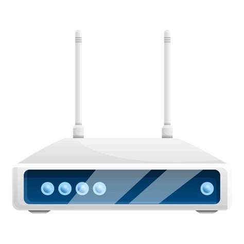 Premium Vector | Network router icon cartoon of network router vector ...