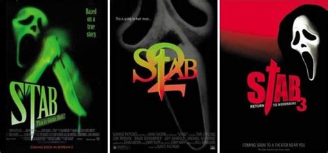 Stab Trilogy | Scream movie, Stabbed, Movie posters