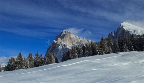 Italian Alps in the Winter. Stock Image - Image of time, beautiful ...