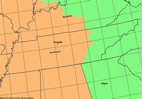 Central time zone map - helpglop