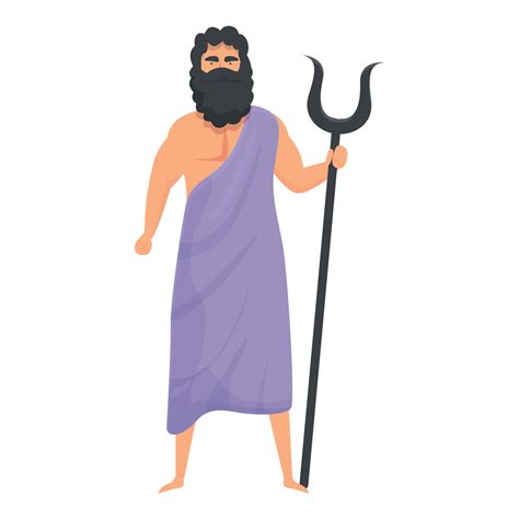 Hades icon cartoon vector. Greek athena 21501286 Vector Art at Vecteezy